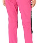 BenBoy Women’s Outdoor Waterproof Windproof Fleece Slim Cargo Snow Ski Hiking Pants,Pink X-Large