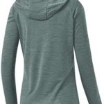 TBMPOY Womens UPF 50+ Sun Protection Hoodie Shirt Long Sleeve Fishing Hiking Outdoor UV Shirt Lightweight 6-Cyan XXL