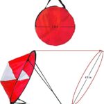 LoneRobe 42 inches Downwind Wind Sail Kit Kayak Wind Sail Kayak Paddle Board Accessories, Easy Setup & Deploys Quickly, Compact & Portable