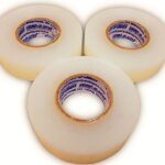 North American Tapes, Comp-O-Lite, Hockey Tape, 3 Rolls Per Pack, Clear Poly Shin Pad, 24MM X 25M Per Roll, Made in USA, Easy Rip & Stretch