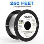 HIBUMFX Spool Aluminum Electric Fence Wire 250-Feet 17 Gauge (1)