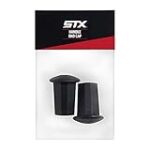 STX Lacrosse 1″ End Cap 2 Pack End Cap Pack, Black