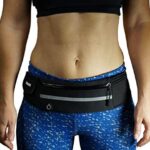 dimok Running Belt Waist Pack – Water Resistant Runners Belt Fanny Pack for Hiking Fitness – Adjustable Running Pouch for Phones iPhone Android