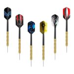 Accmor Steel Tip Darts, Professional Metal Darts, Darts Metal Tip Set, Metal Darts for Dartboard,18 pcs
