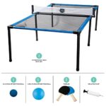 Franklin Sports Spyder Pong Tennis – Table Tennis+ 4-Square Indoor + Outdoor Game for Kids – Includes Net, Paddles + Ball – Perfect for Beach, Backyard + Living Room [table,2] [outdoor,2][spyder,2]