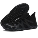 WateLves Water Shoes Mens Womens Beach Swim Shoes Barefoot Athletic Quick-Dry Aqua Socks for Surfing Diving Kayaking Exercise (Mid-Cut/Black, 43)