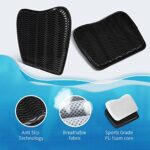 Anti Slip Kayak Seat Cushion Ideal Waterproof Seat Pad for Sit in Kayak, Inflatable Kayak, Canoe and Boat. Comfort Accessories for Fishing Kayak, Ocean Kayak, Pedal Kayak and More