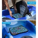 Hornet Watersports Kayak Seat Cushion – Turtle Design Kayak Seat Pad Compatible with Kayak, Canoe and Boat. Kayak Accessories Women