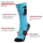 ChalkTalkSPORTS Lacrosse Athletic Mid-Calf Woven Socks | Lacrosse Dog Socks | Adult Size