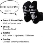 TSOTMO Disc Golf Socks Golfing Socks I’D Rather Be Disc Golfing Funny Socks For Disc Golf Lover Player