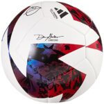 adidas Unisex-Adult MLS Training Ball, White/Blue/Red, 5
