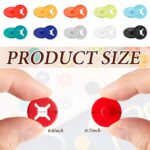 Running Bib Clips Race Number Buckle Fixing System Triathlon Race Bib Holder Marathon Number Buckles Fasteners Holders for Runners Field Events, Mixed Colors