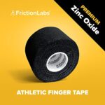 Friction Labs Athletic Finger Tape – Rock Climbing Tape for Skin Protection – 1.5” Zinc Oxide Tape – Protective Sports Tape – Easy Tear, Strong Stick – Recyclable Packaging – 10 Yards