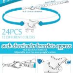 Funtery 24 Pc Roller Skating Party Favors Skating Bracelet Roller Skater Gifts Roller Skate Party Decorations Roller Skating Party Supplies for Kids Gifts 50s 80s 90s Retro Decor Supplies