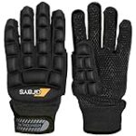 GRAYS Black Left X Small Outdoor Field Hockey Gloves | International Pro