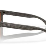 Oakley Men’s OO9102 Holbrook Square Sunglasses, Woodgrain/Prizm Shallow Water Polarized, 57 mm