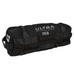 Ultra Fitness Workout Exercise Sandbags – Heavy Duty Sand-Bag, Functional Strength Training, Dynamic Load Exercises, WODs, General Fitness and Military Conditioning (Medium 25-75lbs, Black)