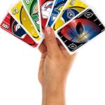 Mattel Games UNO NFL Card Game in Storage & Travel Tin for Kids, Adults & Family Night, Features Logos of All 32 NFL Teams & Special Rule