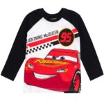 Disney Pixar Cars Lightning McQueen Tow Mater Toddler Boys 2 Pack Long Sleeve T-Shirts White/Gray 4T