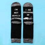 G2TUP 2 Pairs Scuba Diving gift Scuba Diver Gift I’m Not Really Listening I Am Dreaming Of Diving Socks Ocean Marine Gift (Dreaming Of Diving)