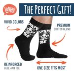 Lavley Skate or Die Socks – Gift Idea For Skateboarders and Skaters Unisex for Men, Women, and Teens
