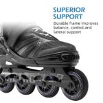 METROLLER Women Inline Skates Men Skates for Adult Female Male Adjustable Inline Skates for Teens Boys and Girls.