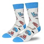 GOLIN If You Can Read This I’m Watching Hockey Socks, Funny Novelty Hockey Fans Gift for Men