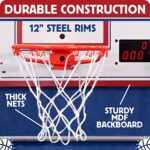 Pop-A-Shot Official Home Dual Shot Basketball Arcade Game – Blue (Blue)