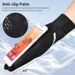 OOPOR Winter Warm Running Sports Gloves – Cold Weather Ski Outdoor Thermal Bike Black Mittens for Man Woman S