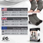 Physix Gear Sport Plantar Fasciitis Socks with Arch Support for Men & Women – Ankle Compression Sleeve, Toeless Compression Socks Foot Pain Relief, Ankle Swelling Better than Night Splint, Black L/XL
