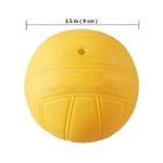 Aolowewin Roundnet Sports Replacement Balls Bulk, Mini Water Polo Balls, with Free Pump, for The Backyard, Beach, Park, Swimming Pool (8)