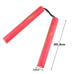 Wpxmer 6 Pack Foam Rubber Training Sticks, Martial Art Sticks for Kids & Beginners Practice and Training (6)