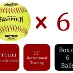 Rawlings | NCAA Recreational Fastpitch Softballs | 11″ & 12″ Options | 6 & 12 Count Options, MULTI