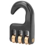 Windsurf Rigging Pulley Hook 3 Roller Wheel Rigging Pulley Hook Strong Havy Duty Aluminium Alloy Surf Accessory