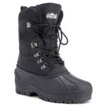 POLAR Mens Snow Hiking Mucker Duck Grafters Waterproof Saftey Thermal Boots – Black – US10/EU43 – YC0445