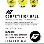 KAP7 Size 4 COMP Water Polo Ball (Yellow)