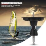 EVTSCAN Adjustable Bolt Windsurfing Mast Base, Universal Joint 360 Degree Swivel, for 35 to 45 mm Mast, Sail, Rig and Board, for Professional Sailor, for Freestyle Windsurfing, Wave Riding