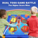 TOY Life Bean Bag Toss Game, Bean Bag Game, Kids Outdoor Toys, Corn Hole Games for Kids, Kids Bean Bag Toss Game Kids Cornhole Game Set Cornhole Kids Outdoor Games for Kids Ages 4-8 Year Old Boy Gifts