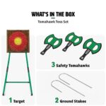 EastPoint Axe Throw Target Game Set for Indoors and Outdoors