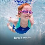 Speedo Unisex-Child Swim Goggles Skoogle Ages 3 – 8, UV Protection|Anti Fog, Bright Pink