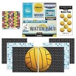 Scrapbook Customs Go Big Water Polo Themed Paper and Stickers Scrapbook Kit , 12 inch by 12 inch