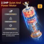 AIRHOT Under Desk Treadmill, Walking Pad 2 in 1 for Walking and Jogging, Portable Walking Treadmill with Remote Control Lanyard for Home/Office, 2.5HP Low-Noise Desk Treadmill in LED Display