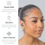 Ocean Buds Swimming Ear Plugs Waterproof Silicone – Comfy Reusable Ear Plugs for Swimming (Cool Atlantic)