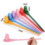 AMOR PRESENT 12PCS Egg Spoon Race Game Set, Wooden Egg Balance Game Relay Race Games for Kids Outdoor Lawn Games Easter Eggs Hunt Game