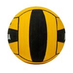 Mikasa W5009BLA Competition Game Ball, Black/Yellow, Size 4