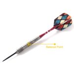 CUESOUL 22 Grams Tungsten Steel Tip Darts Set 95% Tungsten