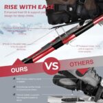 NACATIN Lightweight Snowshoes for Women Men Youth Kids with Trekking Poles,Leg Gaiters,Carry Bag?Aluminum Alloy Snow Shoes with Heel Lift and Adjustable Ratchet Bindings?21″/ 25″/ 30″