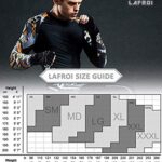 LAFROI Men’s Long Sleeve UPF 50+ Baselayer Skins Performance Fit Compression Rash Guard-CLYYB Asym Dragon Size MD