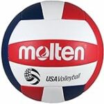 Molten Camp Recreational Volleyball, Red/White/Blue (MS500-3), Official Size and Weight