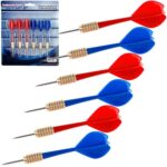 Trademark Games TG? 6 Pack Steel Tip Dart Set – 10 Gram